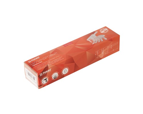 Цилиндровый Fuaro (Фуаро) механизм D-PRO5007 Tang 80 w/k (45+10+25) BL-24 черный 5Key без верт.