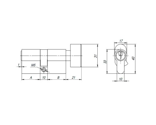 Цилиндровый Ajax (Аякс) механизм (AX102/80) AX1002Knob80 (35+10+35) CP хром с вертушкой Цилиндровый Ajax (Аякс) механизм (AX102/80) AX1002Knob80 (35+10+35) CP хром с вертушкой