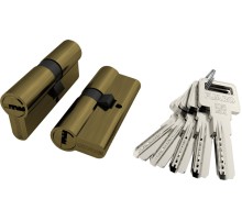 Цилиндровый Fuaro (Фуаро) механизм R600/70 mm (30+10+30) AB бронза 5 кл.