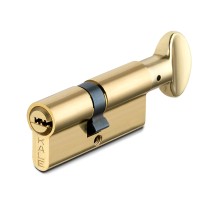 Цилиндровый механизм Kale kilit (Кале килит) с вертушкой 164 BM/100 (45+10+45) mm латунь 5 кл.
