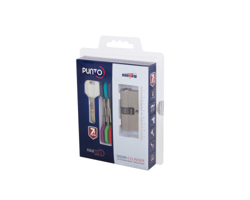 Цилиндровый Punto (Пунто) механизм MaxPro7000Key65mm(25+10+30) SN никель 7key Цилиндровый Punto (Пунто) механизм MaxPro7000Key65mm(25+10+30) SN никель 7key