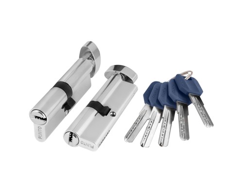 Цилиндровый Punto (Пунто) механизм (Z402/80) Z4002Knob80(35+10+35) с вертушкой CP хром Цилиндровый Punto (Пунто) механизм (Z402/80) Z4002Knob80(35+10+35) с вертушкой CP хром