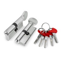 Цилиндровый Fuaro (Фуаро) механизм (D-PRO502/110) D-PRO5002Knob110(50+10+50) CP хром 5Key