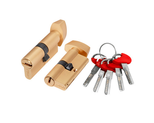 Цилиндровый Fuaro (Фуаро) механизм (D-PRO502/60) D-PRO5002KnobRL60(25+10+25) SSG-39 сатинированное золото 5Key Цилиндровый Fuaro (Фуаро) механизм (D-PRO502/60) D-PRO5002KnobRL60(25+10+25) SSG-39 сатинированное золото 5Key