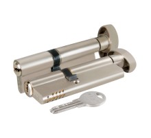 Цилиндровый механизм Kale kilit (Кале килит) с вертушкой 164 SH/85 (40+10+35) mm никель 5 кл., винт 70 мм