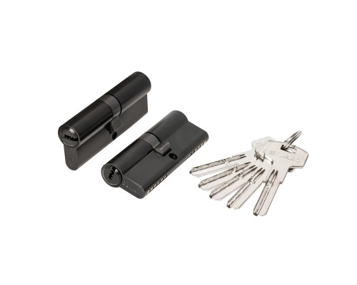 Цилиндровый Fuaro (Фуаро) механизм (200 ZA/80) 2000ZAKey80(35+10+35) BL черный 5Key