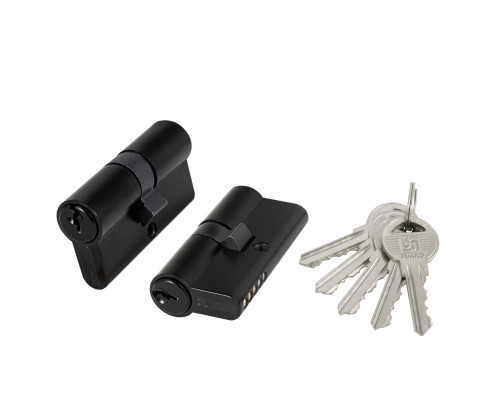 Цилиндровый Fuaro (Фуаро) механизм (100 ZA/70) 1000ZAKey70(30+10+30) BL черный 5Key Цилиндровый Fuaro (Фуаро) механизм (100 ZA/70) 1000ZAKey70(30+10+30) BL черный 5Key
