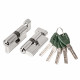 Цилиндровый Punto (Пунто) механизм (A202/90) A2002Knob90(45+10+35) с вертушкой SN никель