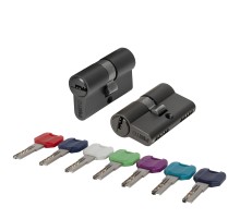 Цилиндровый Punto (Пунто) механизм MaxPro7000Key 52mm (21+10+21) BL черный 7key