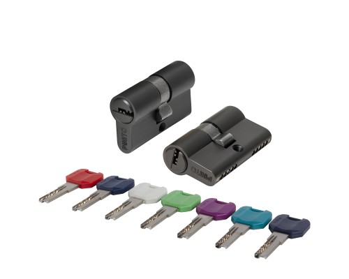 Цилиндровый Punto (Пунто) механизм MaxPro7000Key 52mm (21+10+21) BL черный 7key