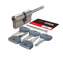 Цилиндровый механизм Cisa (Чиза) под вертушку (дл. шток) ASIX PRO P8 0Q317-81.12 (65 мм/30+10+25), НИКЕЛЬ