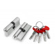 Цилиндровый Fuaro (Фуаро) механизм (D-PRO500/80) D-PRO5000Key80(30+10+40) CP хром 5Key