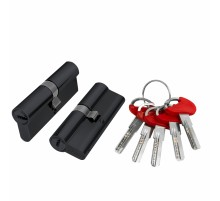 Цилиндровый Fuaro (Фуаро) механизм (D-PRO500/70) D-PRO5000Key70(30+10+30) BL черный 5Key