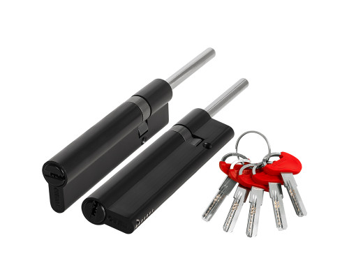 Цилиндровый Fuaro (Фуаро) механизм D-PRO5007 Tang 105 w/k (70+10+25) BL-24 черный 5Key без верт. Цилиндровый Fuaro (Фуаро) механизм D-PRO5007 Tang 105 w/k (70+10+25) BL-24 черный 5Key без верт.