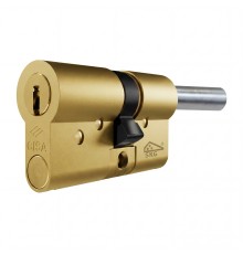 Цилиндровый механизм Cisa (Чиза) под вертушку (дл. шток) RS5 0R3M7-12.66 (70 мм/35+10+25), ЛАТУНЬ