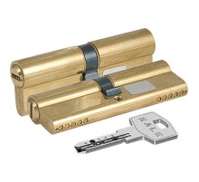 Цилиндровый Kale kilit (Кале килит) механизм 164 BN/100 (45+10+45) mm латунь 5 кл.