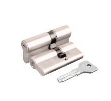 Цилиндровый Cisa (Чиза) механизм ASIX OE300-17.12 (80 мм/25+10+45), НИКЕЛЬ