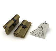 Цилиндровый Fuaro (Фуаро) механизм R300/70 mm-BL (30+10+30) AB бронза 5 кл. БЛИСТЕР