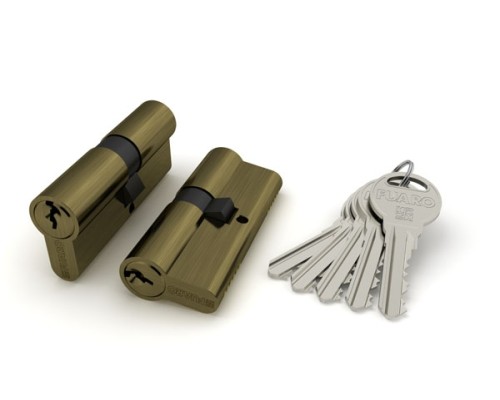 Цилиндровый Fuaro (Фуаро) механизм R300/70 mm-BL (30+10+30) AB бронза 5 кл. БЛИСТЕР Цилиндровый Fuaro (Фуаро) механизм R300/70 mm-BL (30+10+30) AB бронза 5 кл. БЛИСТЕР