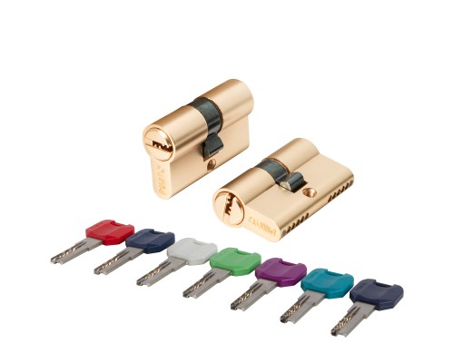 Цилиндровый Punto (Пунто) механизм MaxPro7000Key 52mm (21+10+21) SSG сатин.золото 7key