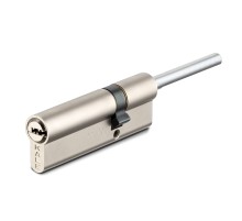 Цилиндровый механизм Kale kilit (Кале килит) под вертушку (дл.шток) 164 SX/81 (45+10+26) mm никель 5 кл.