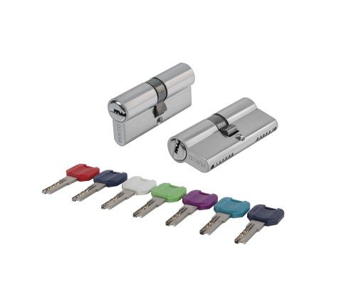 Цилиндровый Punto (Пунто) механизм MaxPro7000Key70mm(30+10+30) SSC сатин.хром 7key