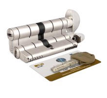 Цилиндровый механизм Mottura (Моттура) с вертушкой C39F364601RC5 (82 мм/31+10+41), МАТ.НИКЕЛЬ (верт. 99.506)