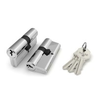 Цилиндровый Fuaro (Фуаро) механизм 100 CA 75 mm (30+10+35) CP хром 3 кл.