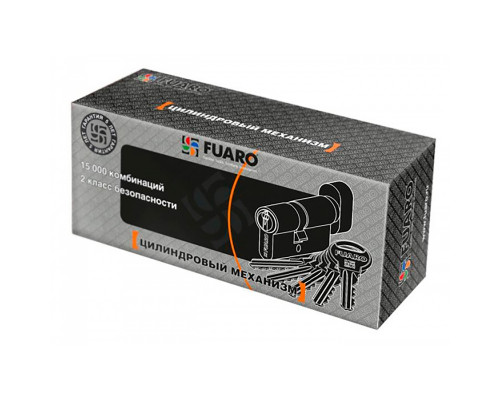 Цилиндровый Fuaro (Фуаро) механизм (R302/60) R3002Knob60(25+10+25) CP хром 5Key с вертушкой Цилиндровый Fuaro (Фуаро) механизм (R302/60) R3002Knob60(25+10+25) CP хром 5Key с вертушкой