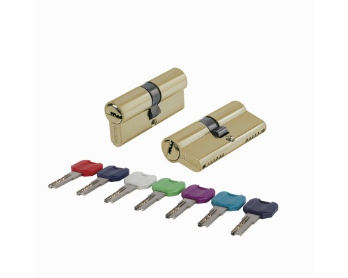 Цилиндровый Punto (Пунто) механизм MaxPro7000Key70mm(30+10+30) SSG сатин.золото 7key