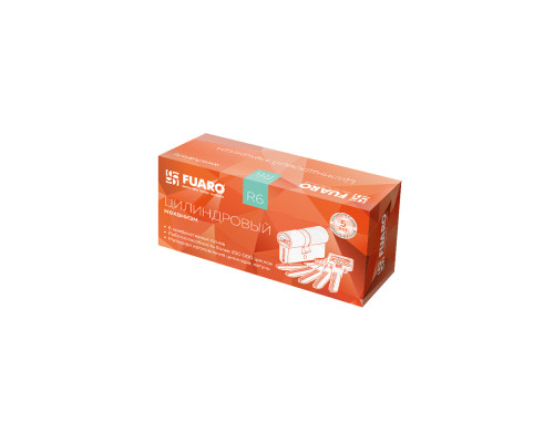 Цилиндровый Fuaro (Фуаро) механизм (R602) R6002Knob68(26+10+32) CP хром 5Key с вертушкой Цилиндровый Fuaro (Фуаро) механизм (R602) R6002Knob68(26+10+32) CP хром 5Key с вертушкой