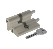 Цилиндровый механизм Cisa (Чиза) под вертушку ASTRAL ОА312-19.12 (80 мм/30+10+40), НИКЕЛЬ