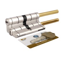 Цилиндровый механизм Mottura (Моттура) под вертушку (дл. шток) C39P413101C5 (72 мм/36+10+26), МАТ.НИКЕЛЬ