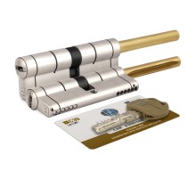 Цилиндровый механизм Mottura (Моттура) под вертушку (дл. шток) C39P413101C5 (72 мм/36+10+26), МАТ.НИКЕЛЬ