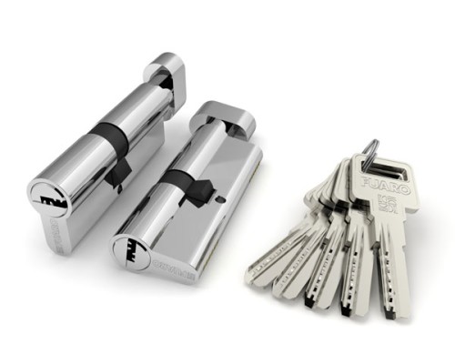 Цилиндровый механизм Fuaro (Фуаро) с вертушкой R602/70 mm-BL (30+10+30) CP хром 5 кл. БЛИСТЕР Цилиндровый механизм Fuaro (Фуаро) с вертушкой R602/70 mm-BL (30+10+30) CP хром 5 кл. БЛИСТЕР