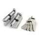 Цилиндровый механизм Fuaro (Фуаро) с вертушкой R602/70 mm-BL (30+10+30) CP хром 5 кл. БЛИСТЕР