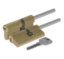 Цилиндровый механизм Cisa (Чиза) под вертушку (дл. шток) ASTRAL ОА317-12.00 (70 мм/35+10+25), ЛАТУНЬ