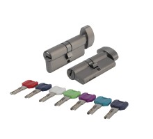 Цилиндровый Punto (Пунто) механизм MaxPro7002Knob60mm(25+10+25) GR графит 7key с вертушкой