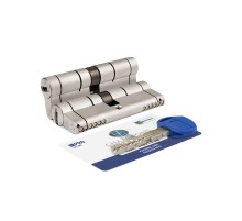 Цилиндровый Mottura (Моттура) механизм CP4D465101 (97 мм/41+10+46) МАТ.НИКЕЛЬ