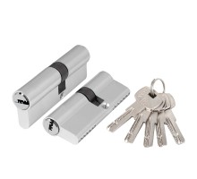 Цилиндровый Ajax (Аякс) механизм (AZ200/60) AZ2000Key60 (25+10+25) CP хром
