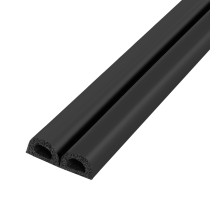 Уплотнитель Fuaro (Фуаро) без клеевой основы WADH/D-9x7,5mm, BLACK черный 100 m