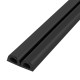 Уплотнитель Fuaro (Фуаро) без клеевой основы WADH/D-9x7,5mm, BLACK черный 100 m