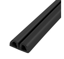 Уплотнитель Fuaro (Фуаро) без клеевой основы WADH/D-12x10mm, BLACK черный 150 m