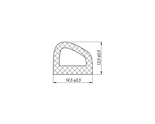 Уплотнитель Fuaro (Фуаро) без клеевой основы WADH/D-14,5x13,5mm (031), BLACK черный 100 m Уплотнитель Fuaro (Фуаро) без клеевой основы WADH/D-14,5x13,5mm (031), BLACK черный 100 m