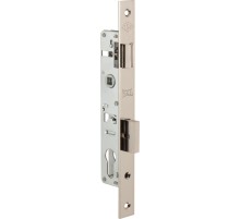 Корпус Kale kilit (Кале килит) узкопрофильного замка с защёлкой 153 (20 mm) w/b (никель)