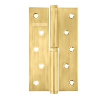 Петля Fuaro (Фуаро) съемная IN5430SR-BL SB правая (413/BL-5 125x75x2,5) мат.золото БЛИСТЕР