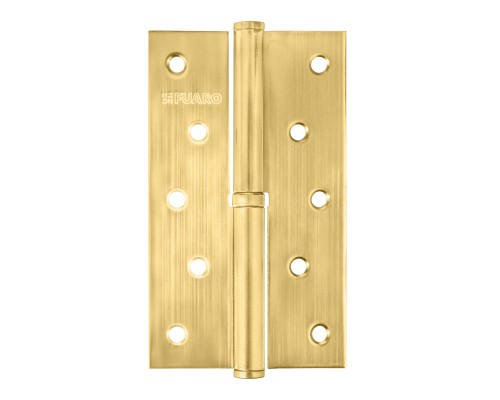 Петля Fuaro (Фуаро) съемная IN5430SR-BL SB правая (413/BL-5 125x75x2,5) мат.золото БЛИСТЕР