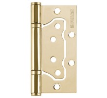 Петля Fuaro (Фуаро) универсальная без врезки IN4500W-BL PB (500-2BB/BL 100x2,5) латунь БЛИСТЕР