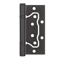 Петля Fuaro (Фуаро) универсальная без врезки IN4500W-BL GR (500-2BB/BL 100x2,5) графит БЛИСТЕР