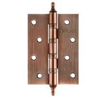 Петля Fuaro (Фуаро) универсальная IN4400UA-BL АС (4BB/A/BL 100x75x2,5) медь БЛИСТЕР